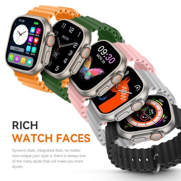 Smart Watch HW68 Ultra Mini Watch 8 Ultra Mini 2 Pulseiras Série 8 41mm