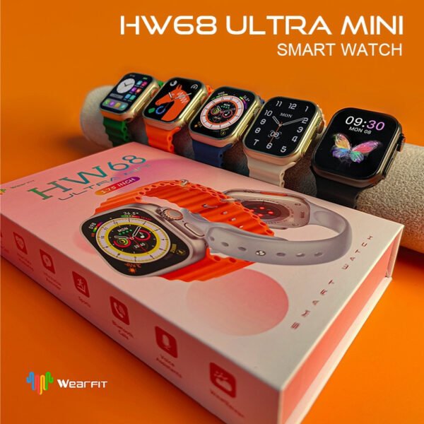 Smart Watch HW68 Ultra Mini Watch 8 Ultra Mini 2 Pulseiras Série 8 41mm - Image 2